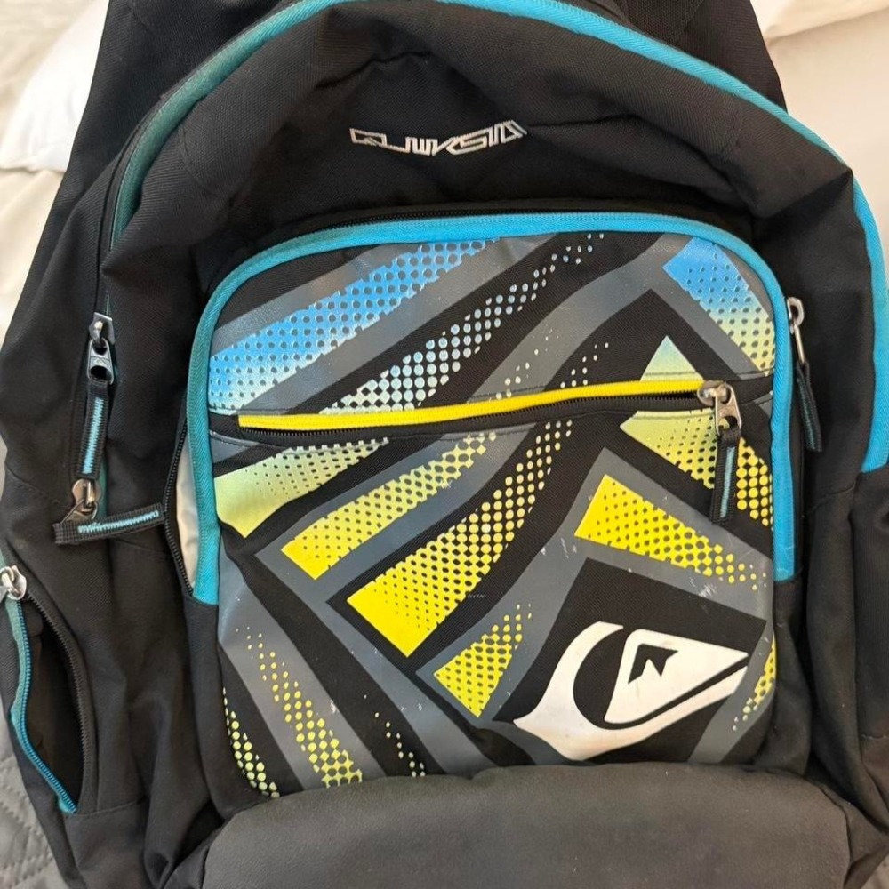 Archival 2009 Quiksilver Tech Backpack - Neo-Nostalgia‎